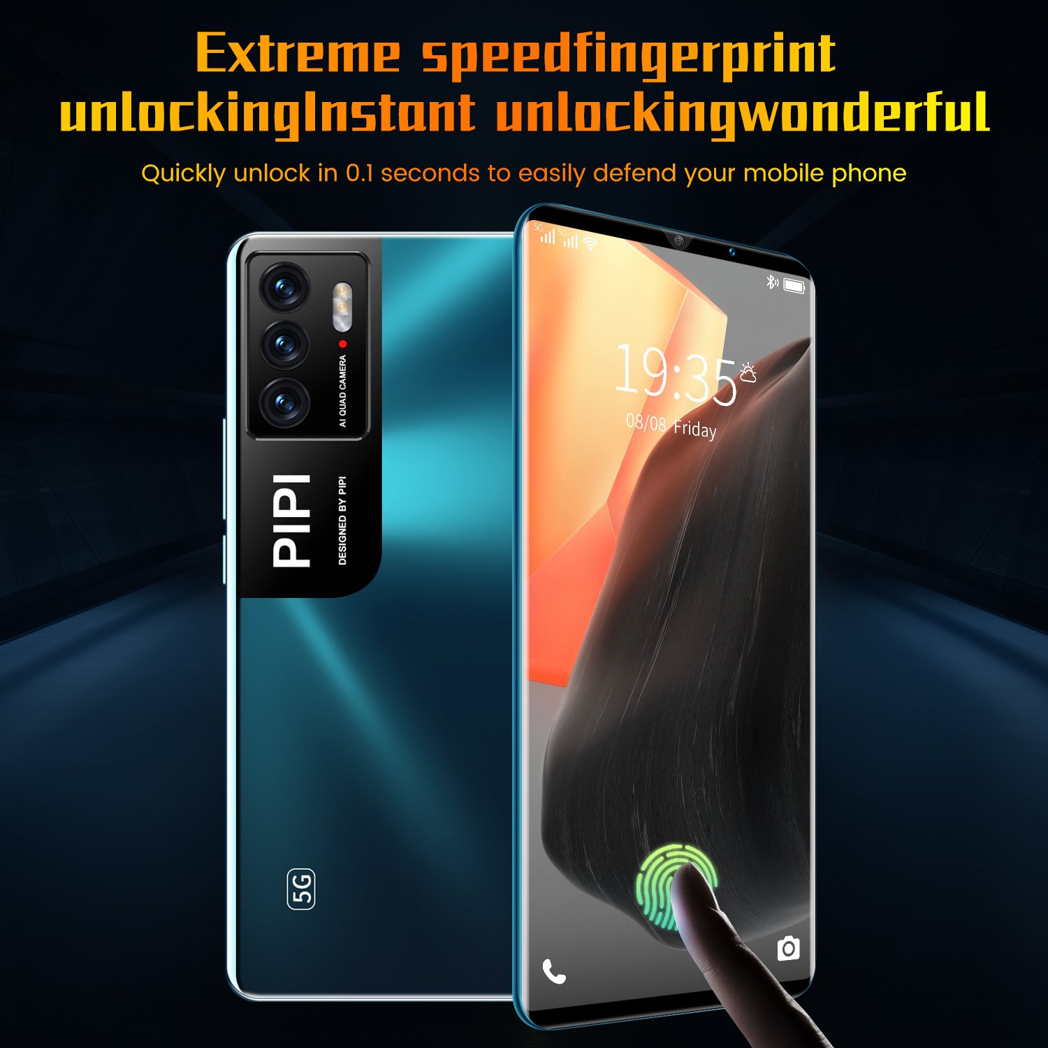 Wholesale M3pro 6G+128GB phone 6.5 inch full screen GPS face access mobile phone